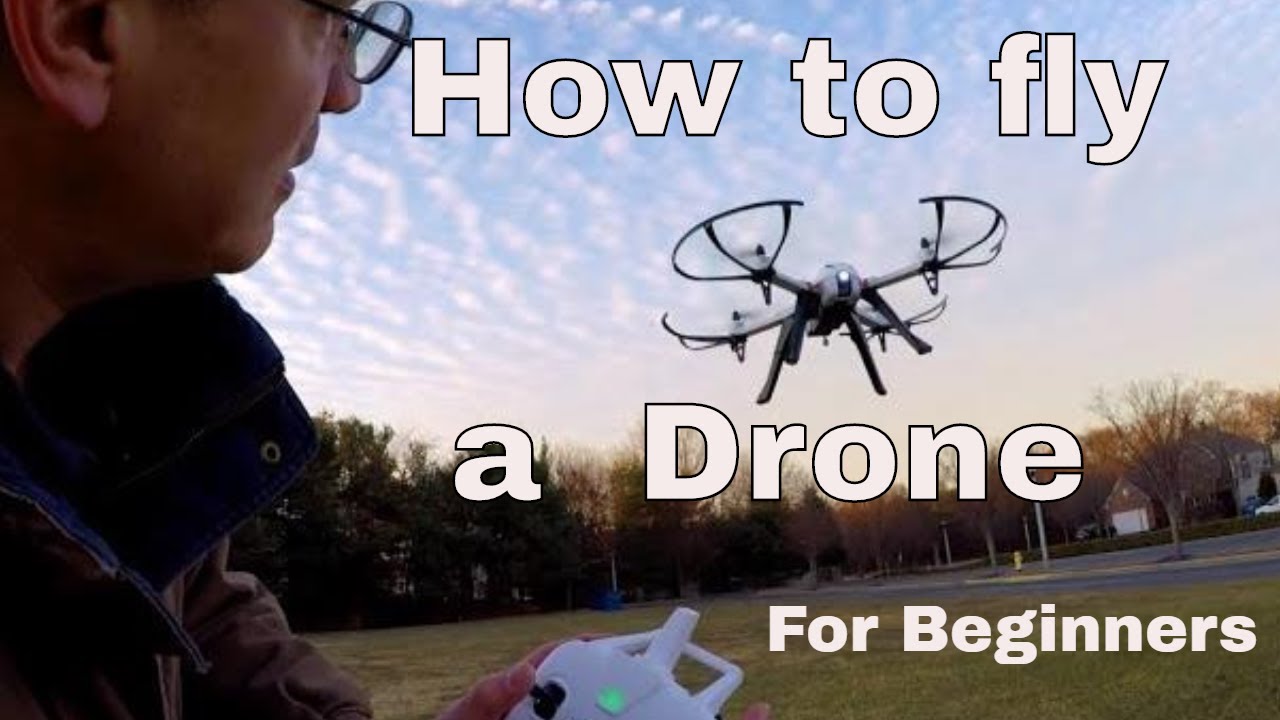 How to operate a drone